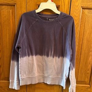 Athleta crew neck ombré sweatshirt xxs